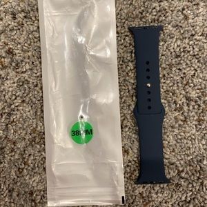 Navy blue 38 MM Apple Watch band